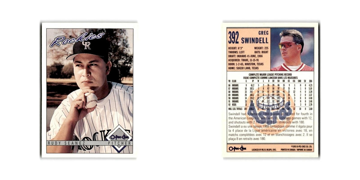 Rudy Seanez 1993 O-Pee-Chee #391 Colorado Rockies Baseball Card NM