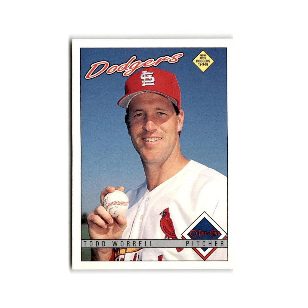 Todd Worrell 1993 O-Pee-Chee #374 Los Angeles Dodgers Baseball Card NM