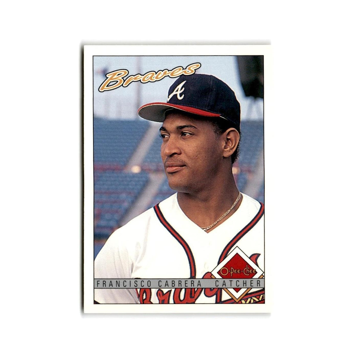 Francisco Cabrera 1993 O-Pee-Chee #383 Atlanta Braves Baseball Card NM
