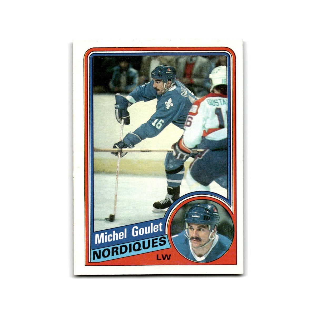 1984 Topps Michel Goulet Quebec Nordiques #129