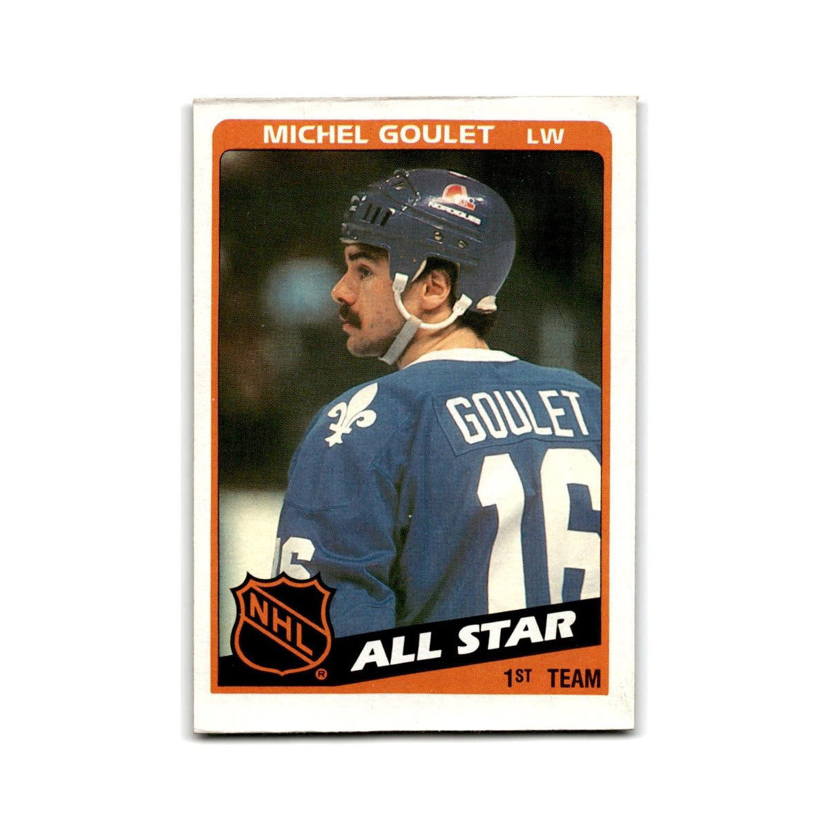 1984 Topps Michel Goulet Quebec Nordiques #153