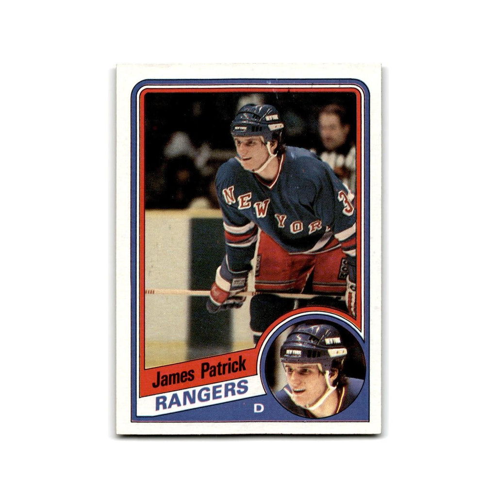 1984 Topps James Patrick RC New York Rangers #112