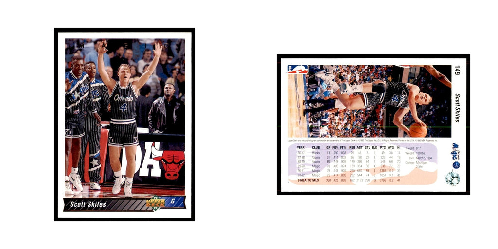 1992 Upper Deck Scott Skiles Basketball Cards #149
