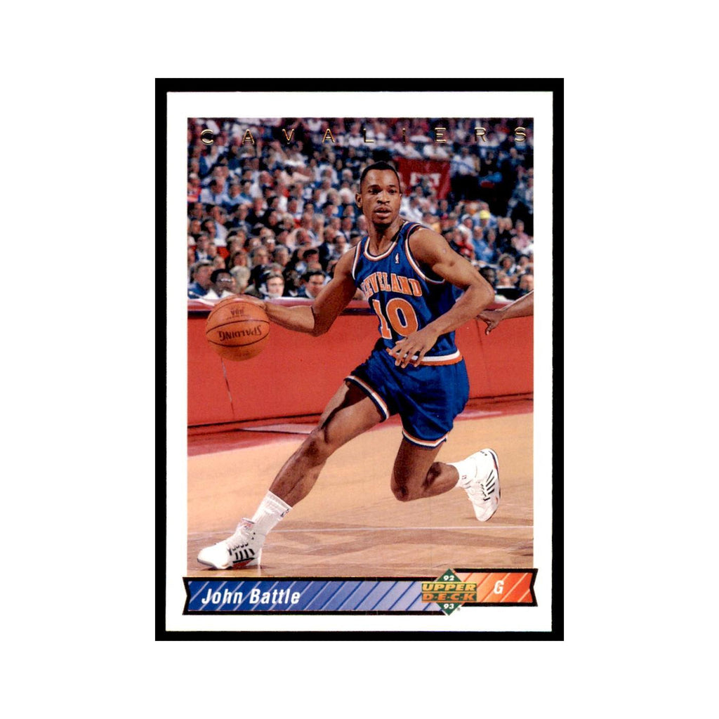 1992 Upper Deck John Battle Basketball Cards #218