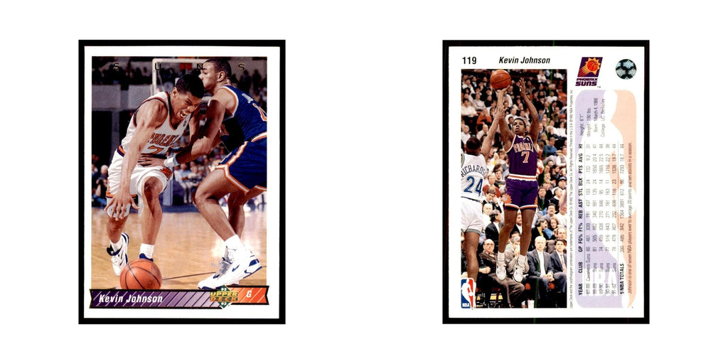 1992 Upper Deck Kevin Johnson Basketball Cards #119