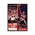 1992 Upper Deck Terry Porter/Clyde Drexler Basketball Cards #503