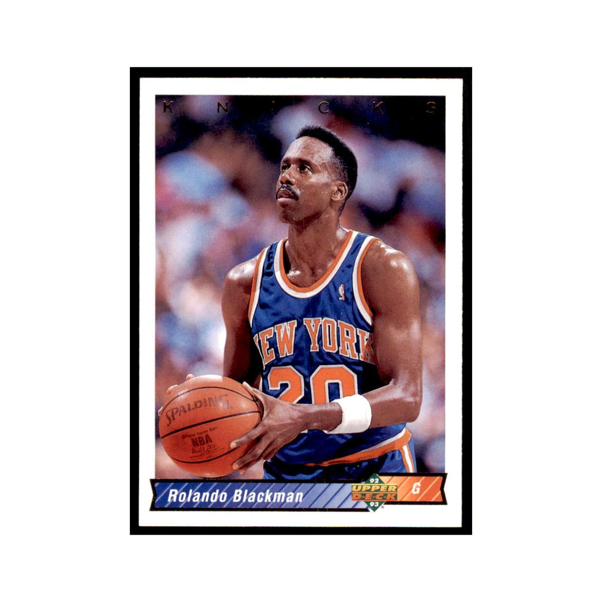 1992 Upper Deck Rolando Blackman Basketball Cards #321