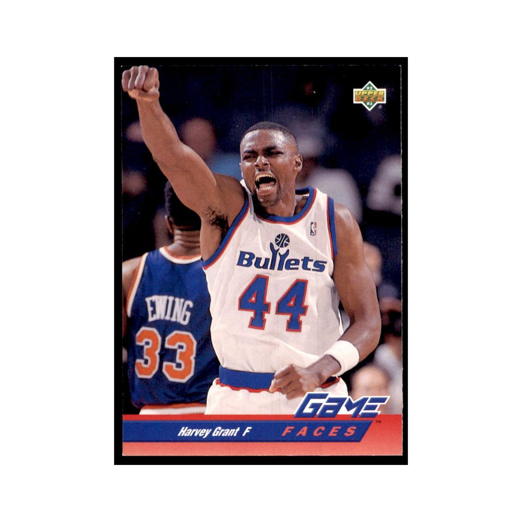 1992 Upper Deck Harvey Grant Basketball Cards #487