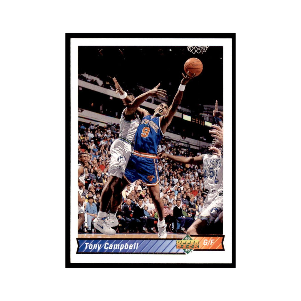 1992 Upper Deck Tony Campbell Basketball Cards #392