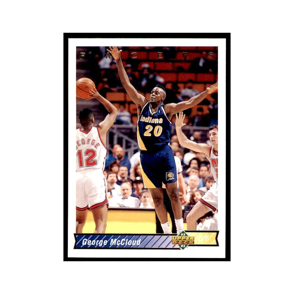 1992 Upper Deck George McCloud Basketball Cards #167