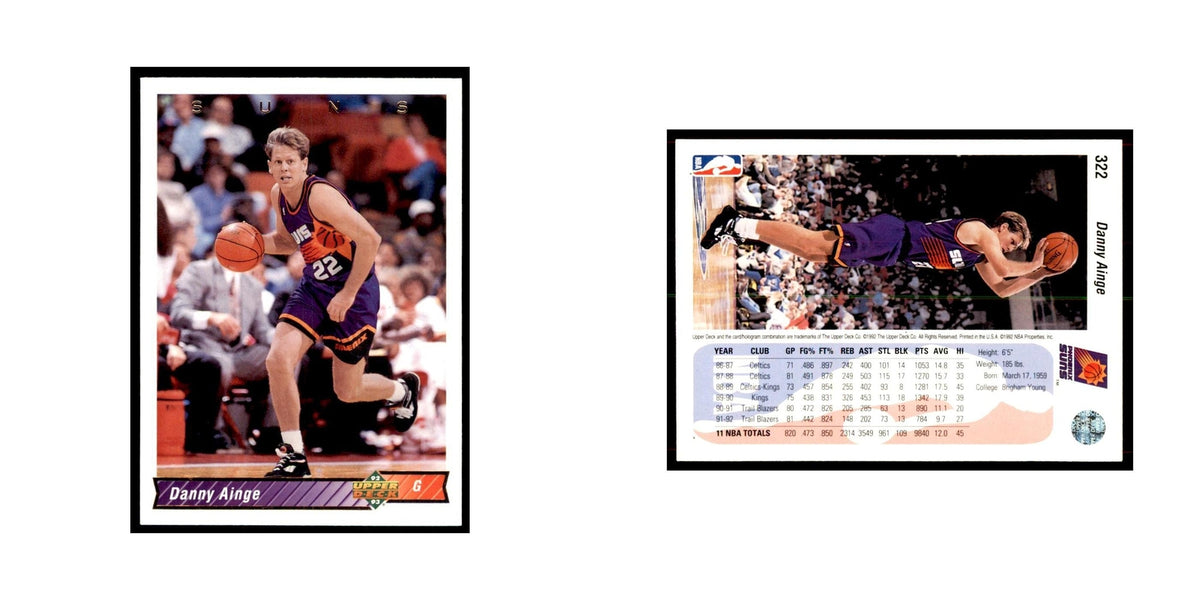 1992 Upper Deck Danny Ainge Basketball Cards #322