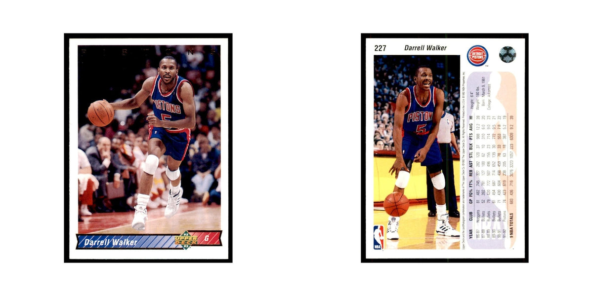 1992 Upper Deck Darrell Walker Basketball Cards #227