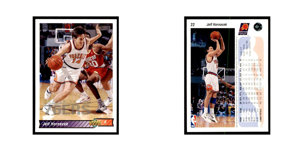 1992 Upper Deck Jeff Hornacek Basketball Cards #22