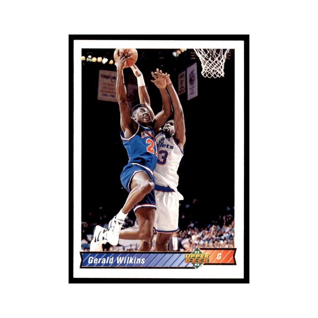 1992 Upper Deck Gerald Wilkins Basketball Cards #411