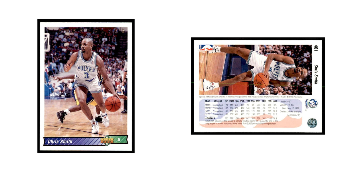 1992 Upper Deck Chris Smith Basketball Cards #401