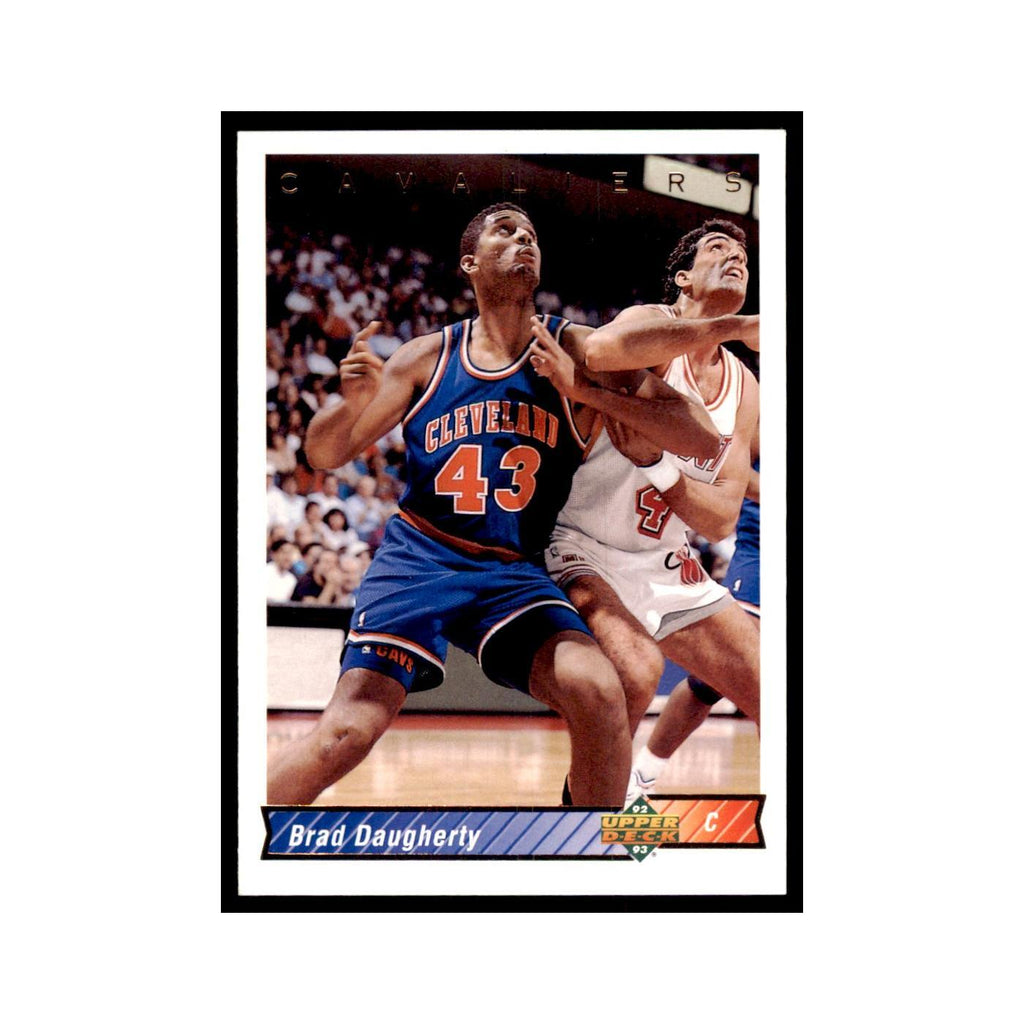 1992 Upper Deck Brad Daugherty Basketball Cards #247