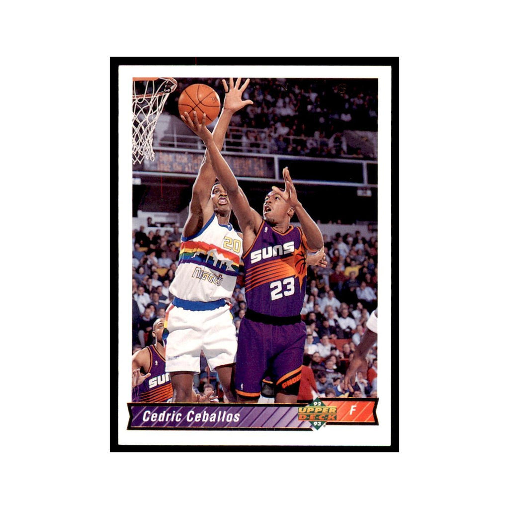 1992 Upper Deck Cedric Ceballos Basketball Cards #383
