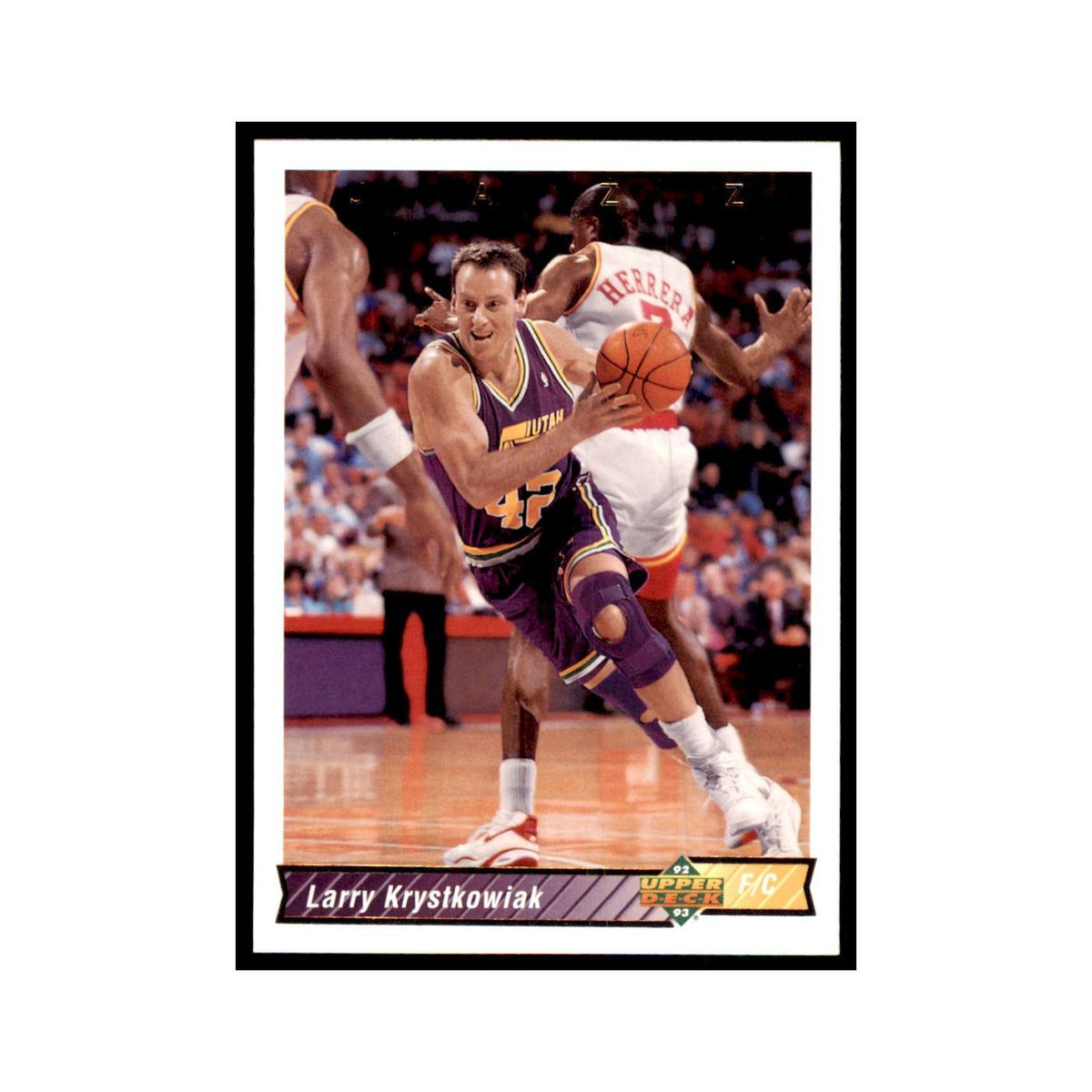 1992 Upper Deck Larry Krystkowiak Basketball Cards #387