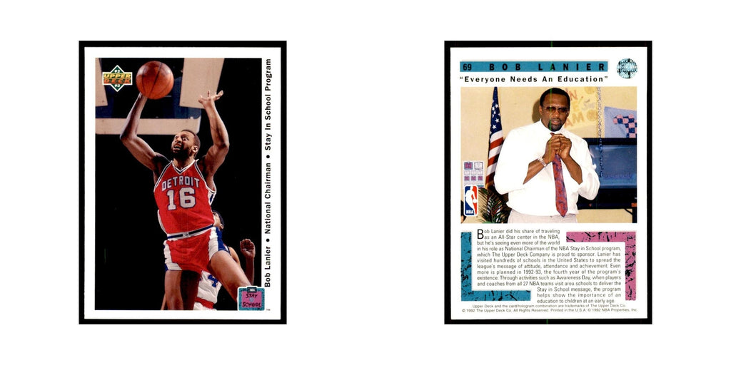 1992 Upper Deck Bob Lanier Basketball Cards #69