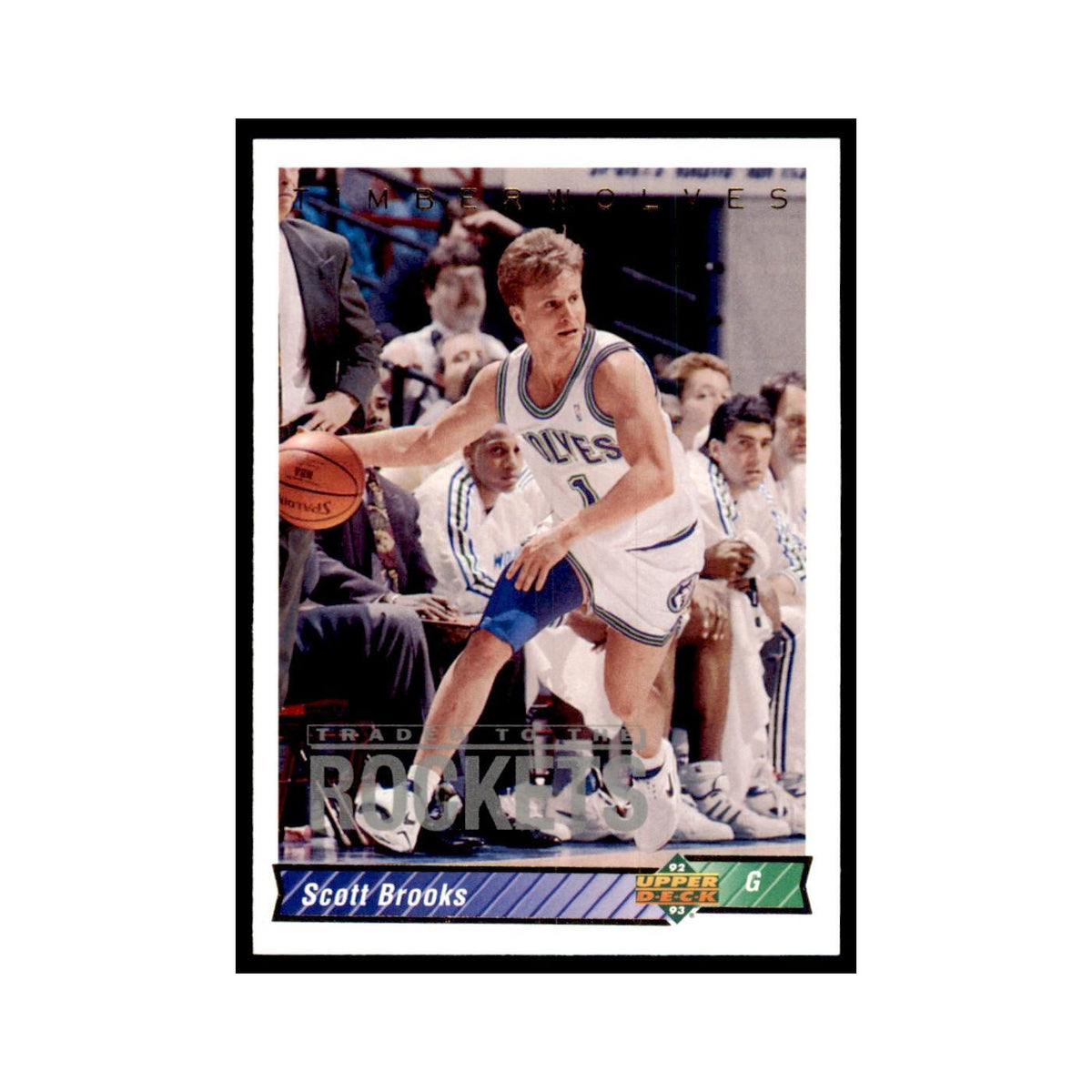 1992 Upper Deck Scott Brooks Basketball Cards #248