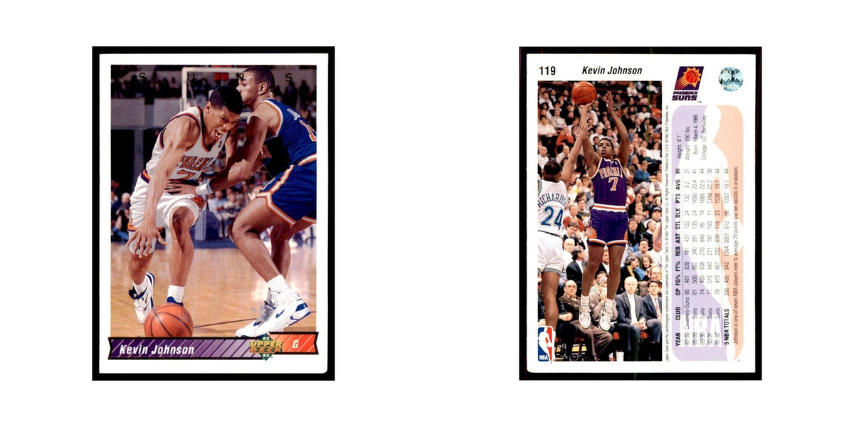 1992 Upper Deck Kevin Johnson Basketball Cards #119