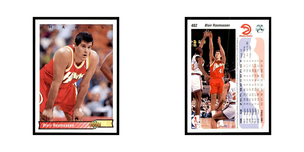 1992 Upper Deck Blair Rasmussen Basketball Cards #402