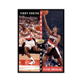 1992 Upper Deck Terry Porter/Clyde Drexler Basketball Cards #503