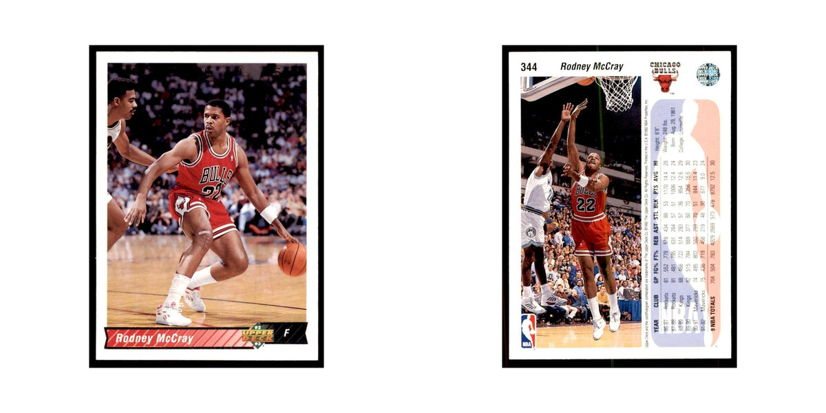 1992 Upper Deck Rodney McCray Basketball Cards #344