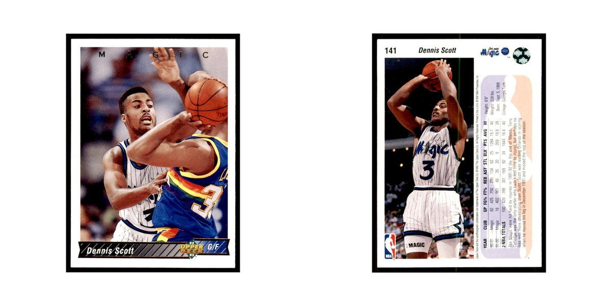 1992 Upper Deck Dennis Scott Basketball Cards #141