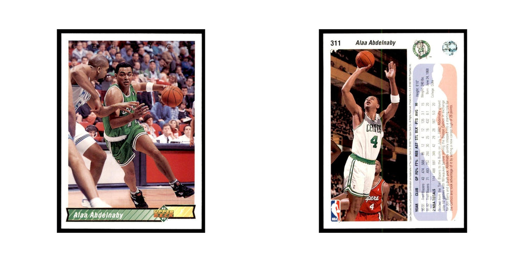 1992 Upper Deck Alaa Abdelnaby Basketball Cards #311
