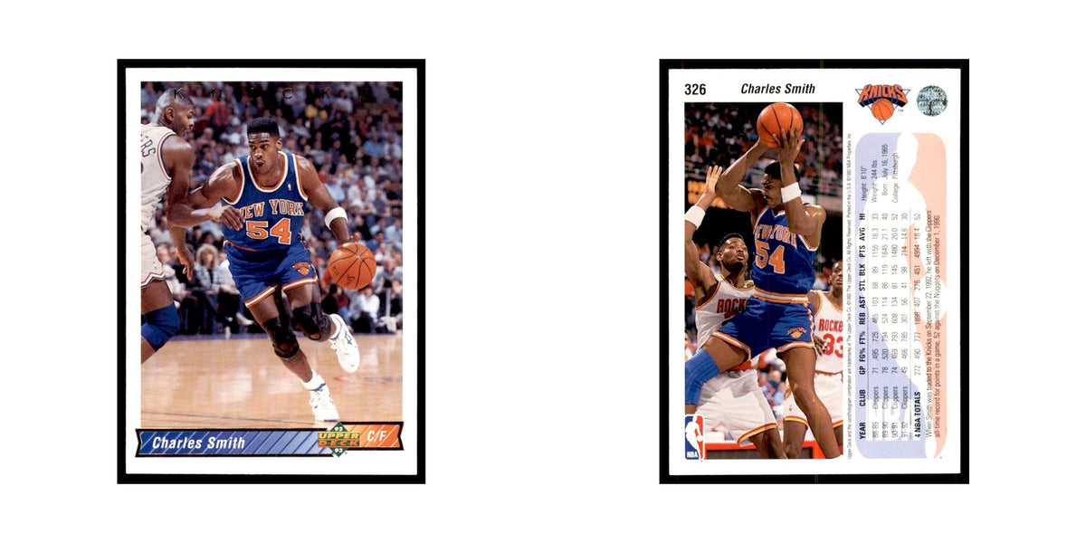 1992 Upper Deck Charles Smith Basketball Cards #326