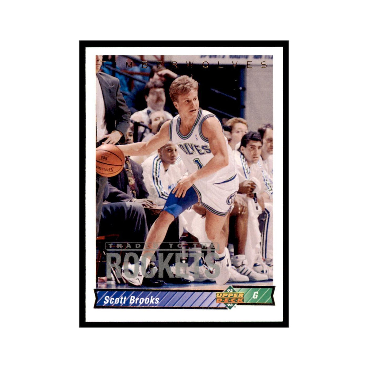 1992 Upper Deck Scott Brooks Basketball Cards #248