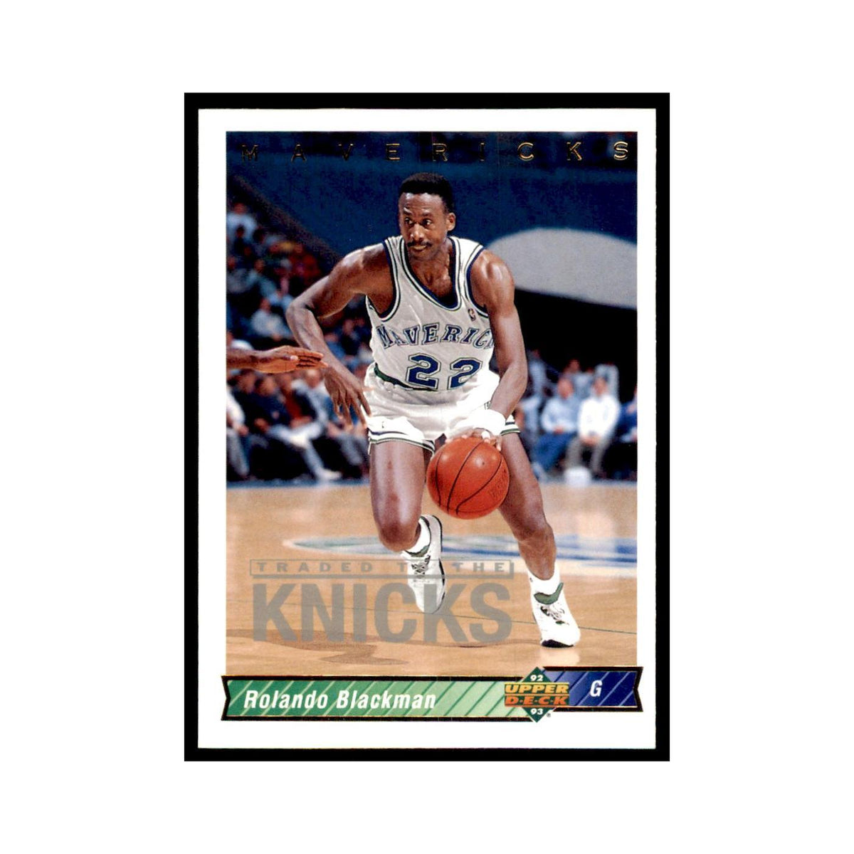 1992 Upper Deck Rolando Blackman Basketball Cards #89