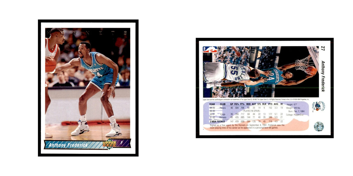 1992 Upper Deck Anthony Frederick Basketball Cards #27