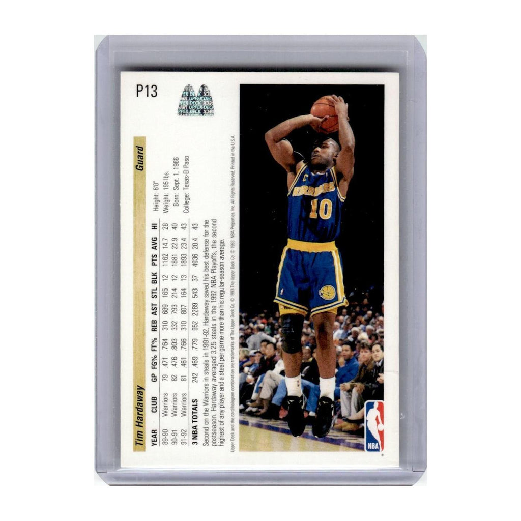 1992 Upper Deck McDonald's Tim Hardaway Golden State Warriors #P13