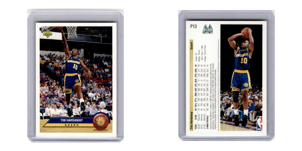 1992 Upper Deck McDonald's Tim Hardaway Golden State Warriors #P13