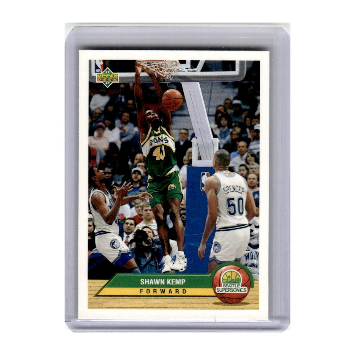 1992 Upper Deck McDonald's Shawn Kemp Seattle Supersonics #P38