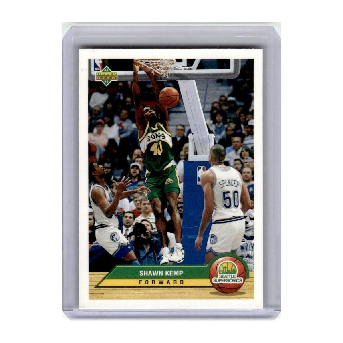 1992 Upper Deck McDonald's Shawn Kemp Seattle Supersonics #P38