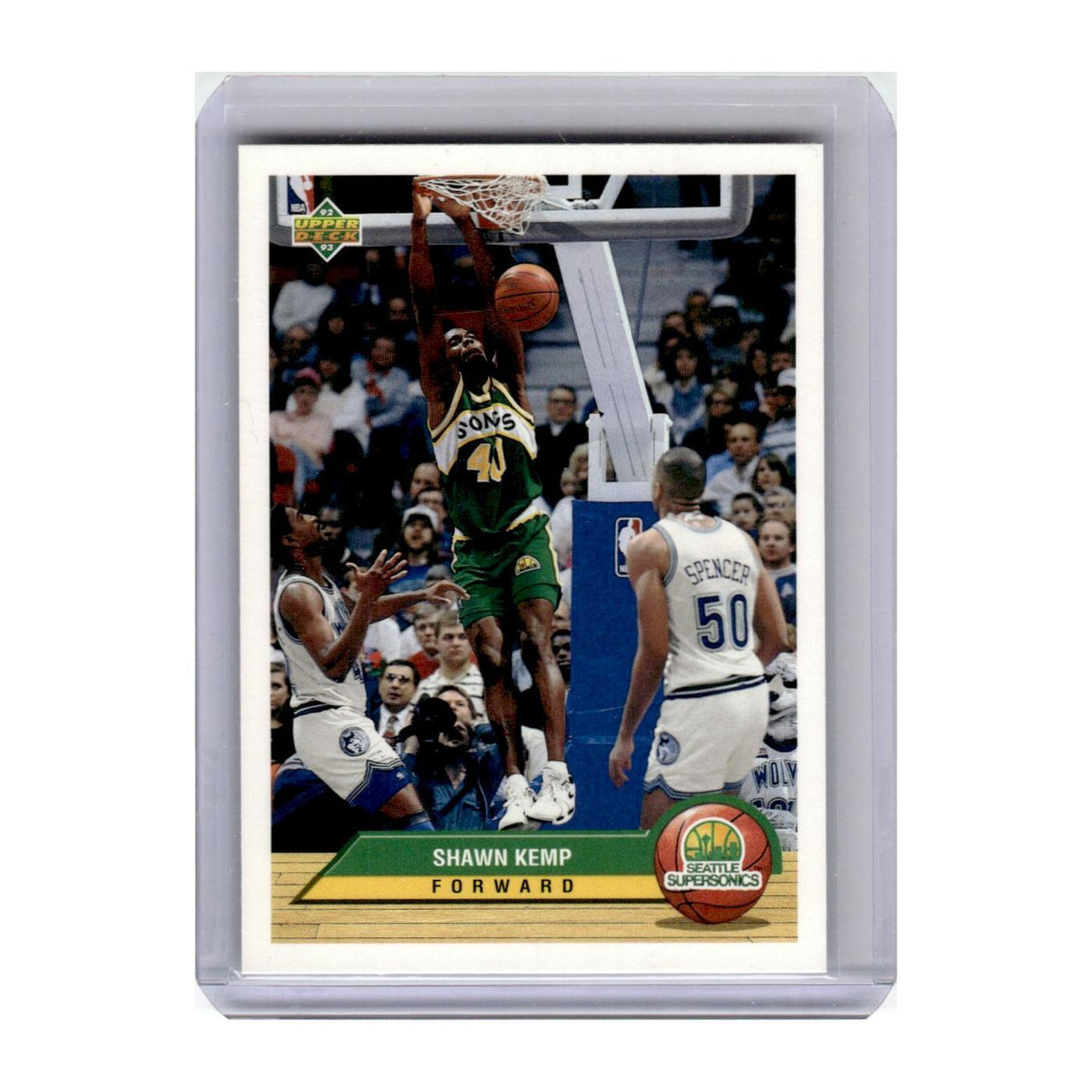 1992 Upper Deck McDonald's Shawn Kemp Seattle Supersonics #P38