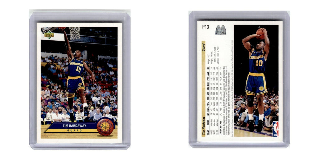 1992 Upper Deck McDonald's Tim Hardaway Golden State Warriors #P13