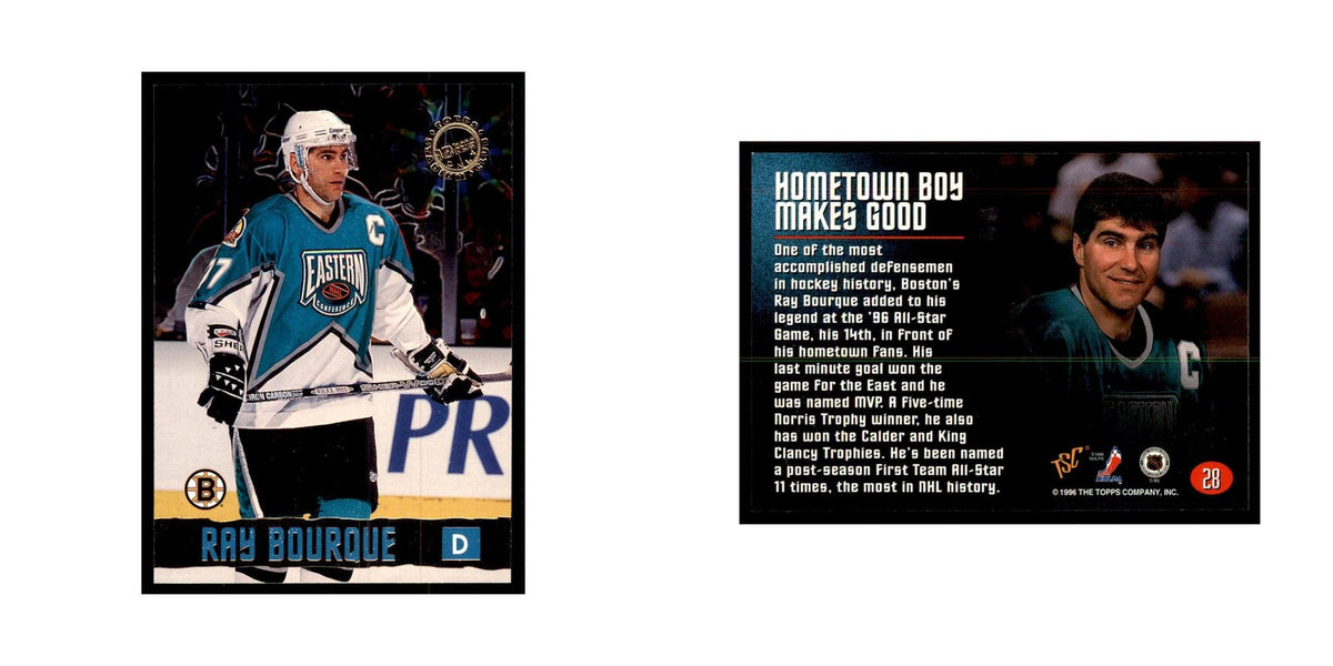 1996 Stadium Club Members Only Ray Bourque Hockey Cards #28