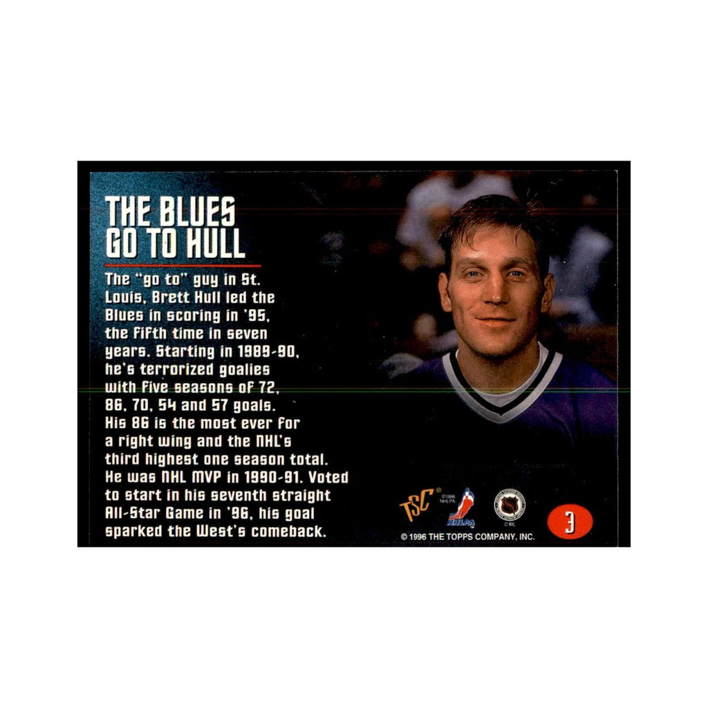 1996 Stadium Club Members Only Brett Hull Hockey Cards #3