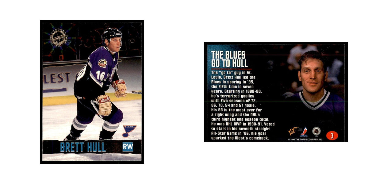 1996 Stadium Club Members Only Brett Hull Hockey Cards #3