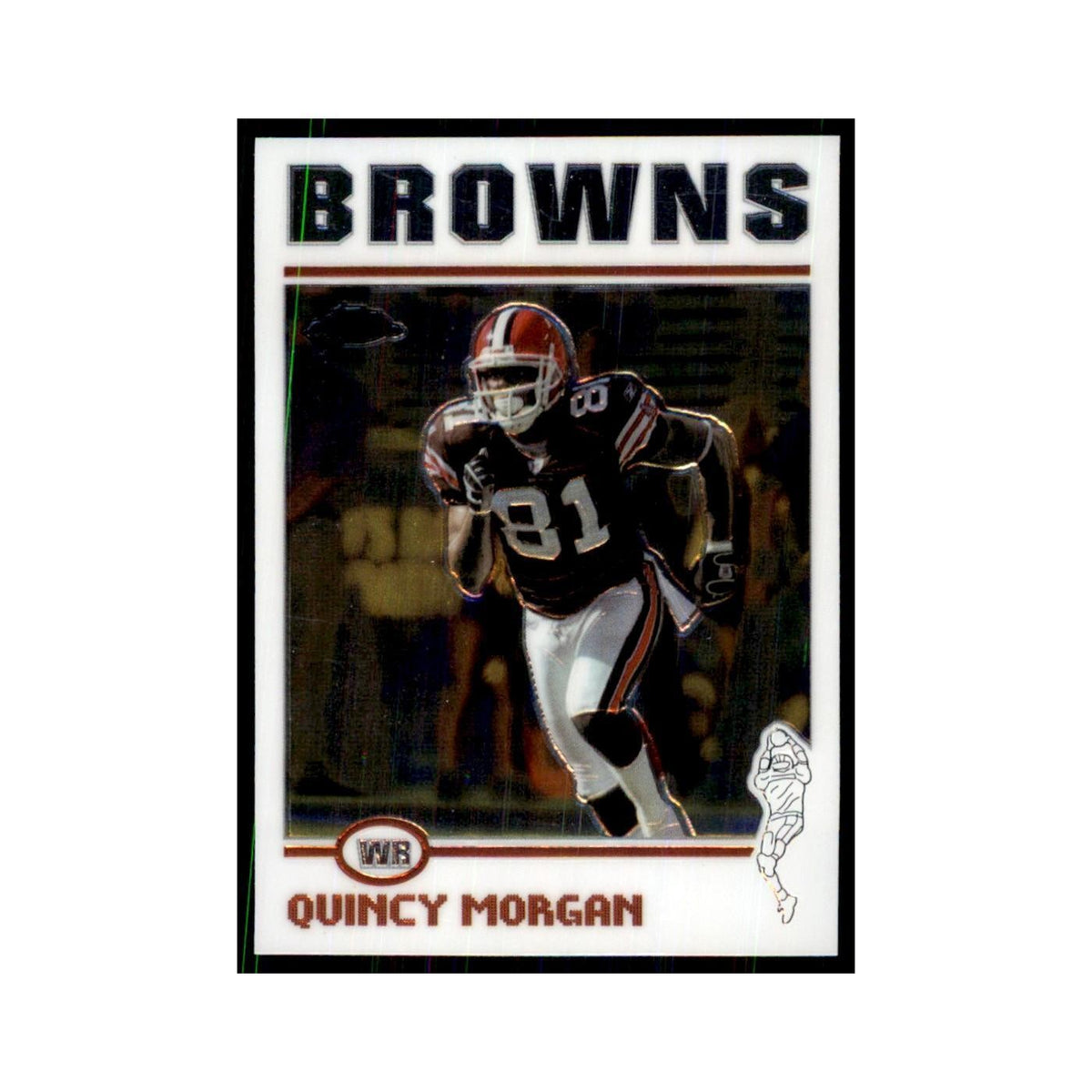 2004 Topps Chrome Quincy Morgan Football Cards #44