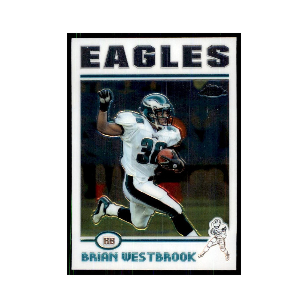 2004 Topps Chrome Brian Westbrook Football Cards #54
