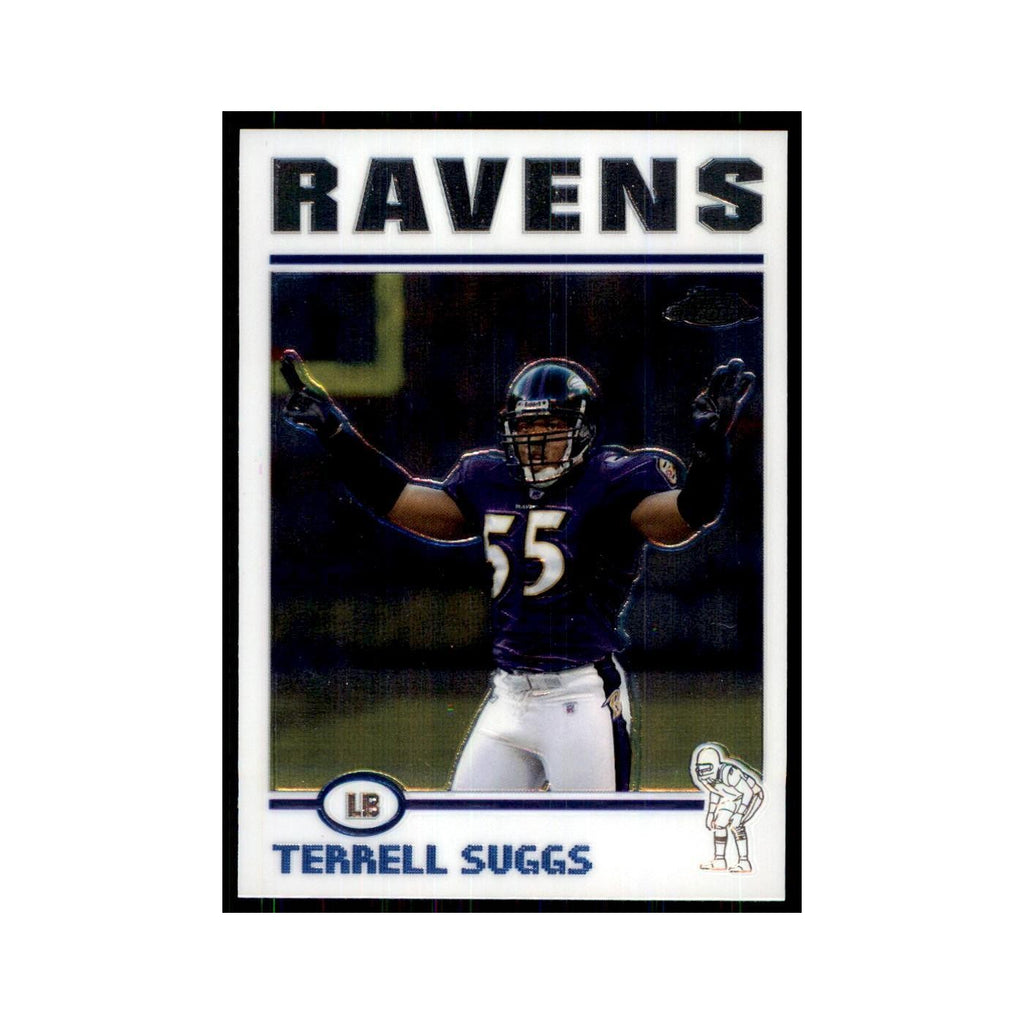 2004 Topps Chrome Terrell Suggs Football Cards #29