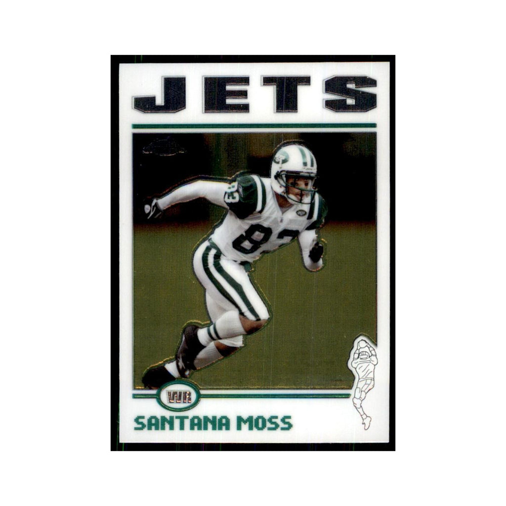 2004 Topps Chrome Santana Moss Football Cards #77