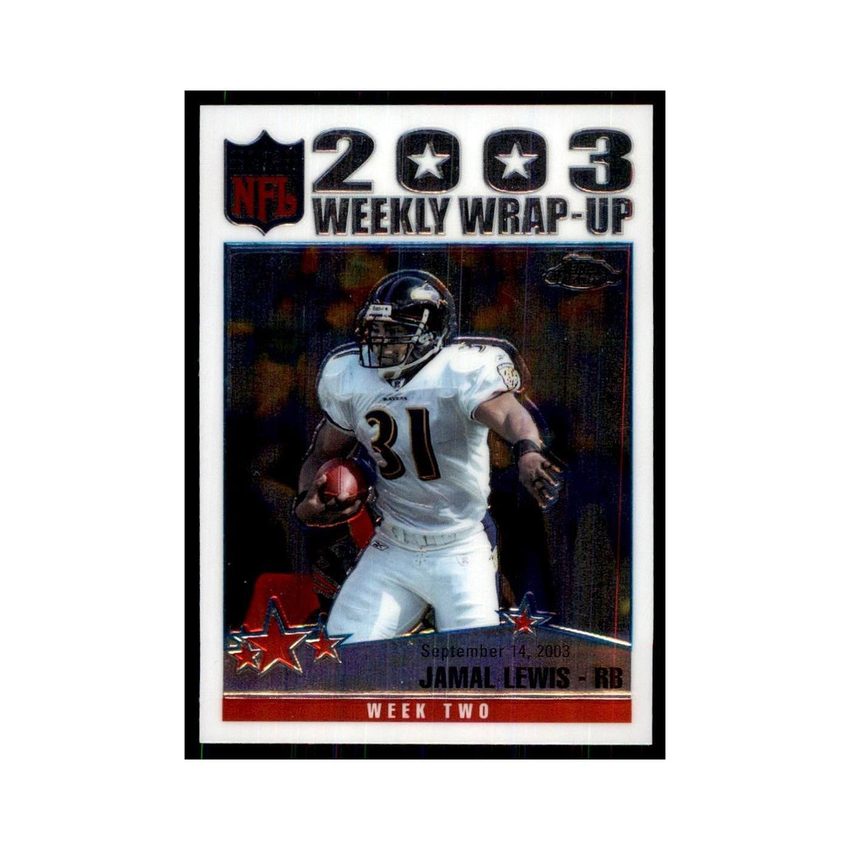2004 Topps Chrome Jamal Lewis Football Cards #147