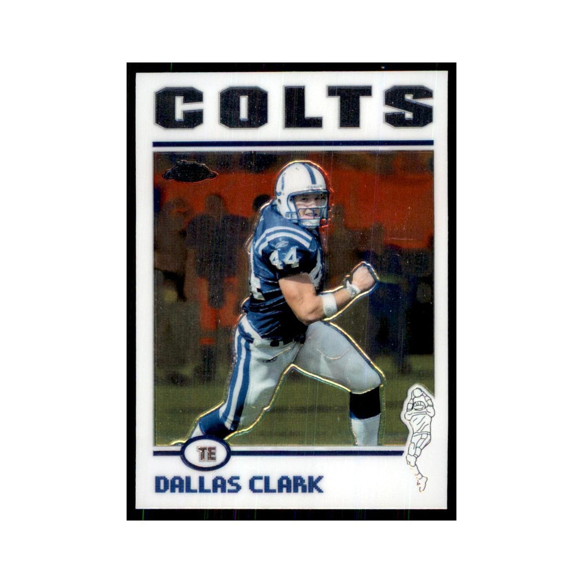 2004 Topps Chrome Dallas Clark Football Cards #59