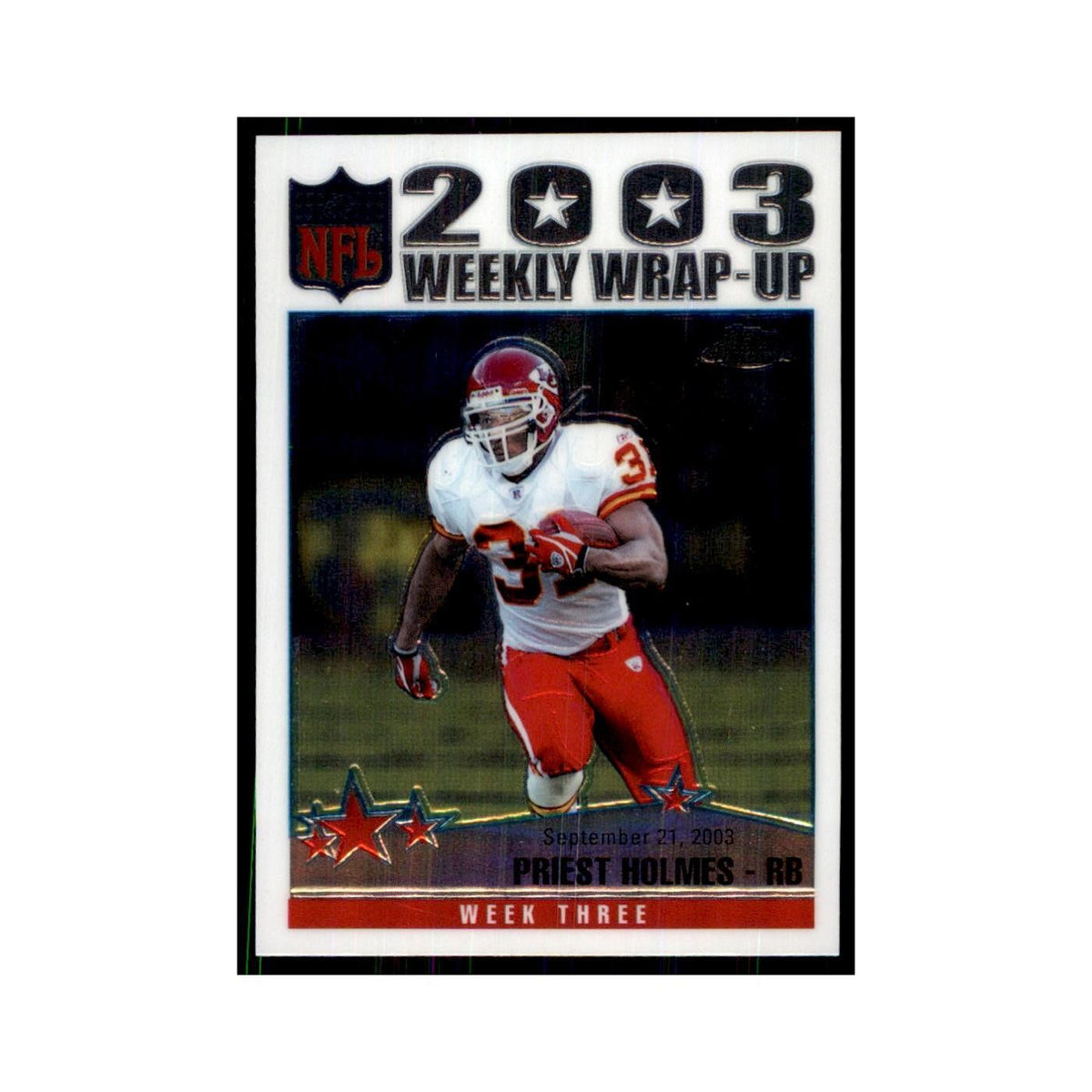 2004 Topps Chrome Priest Holmes Football Cards #148